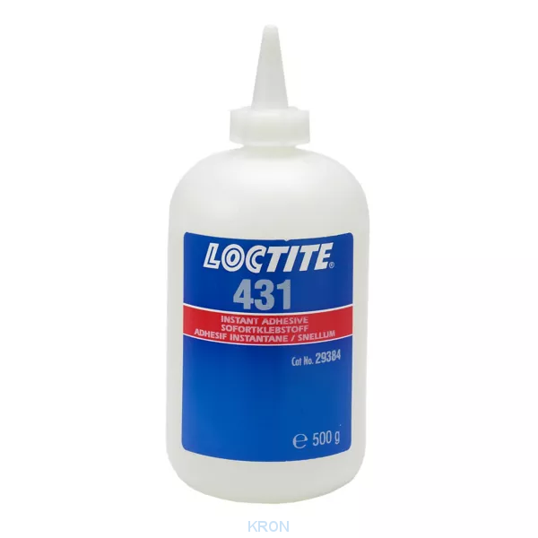 LOCTITE 431 500G - uniwersalny klej cyjanoakrylowy